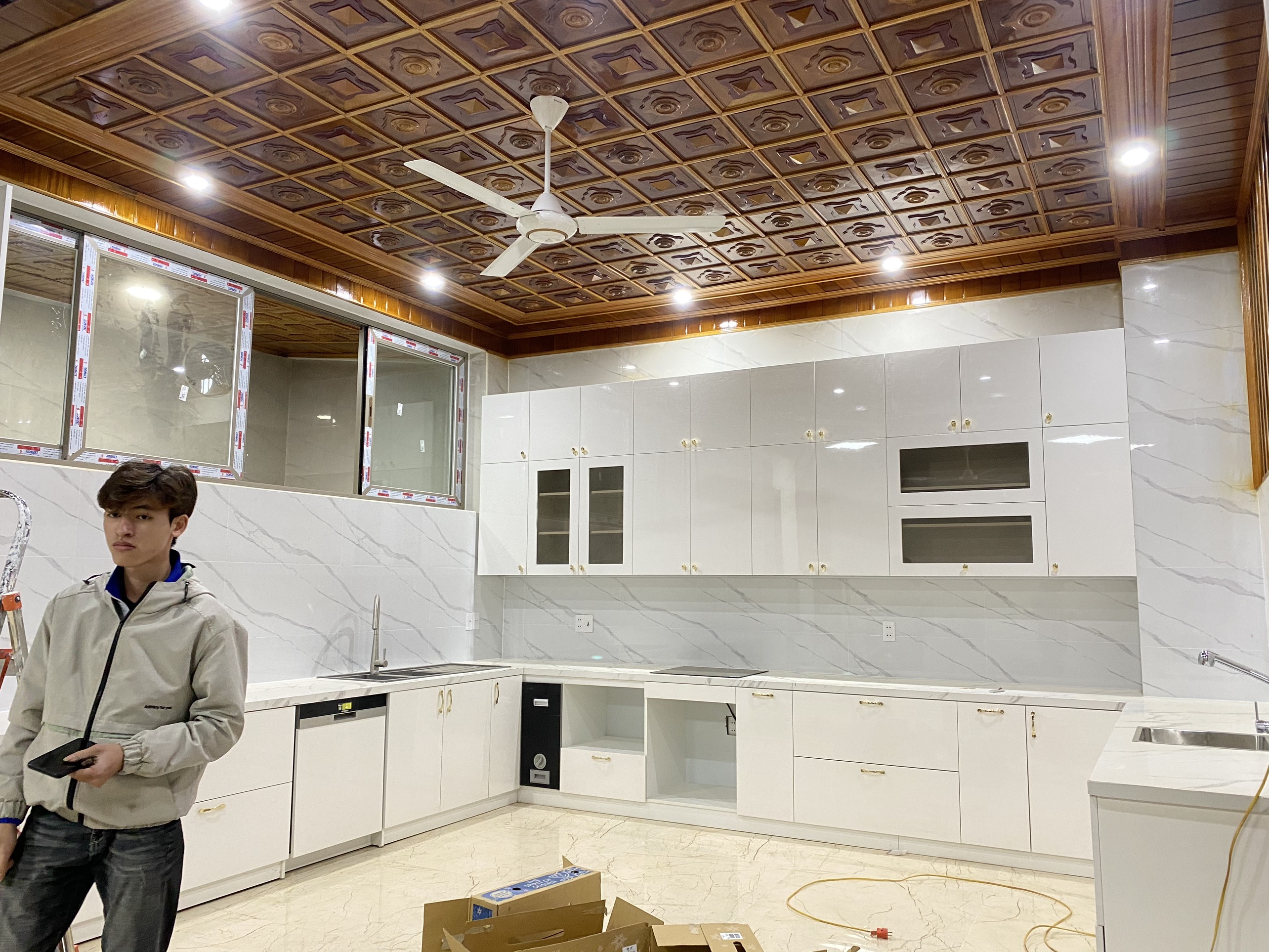 Ảnh Thực Tế Thi Công Nhà ở A.Hoàng Uông Bí